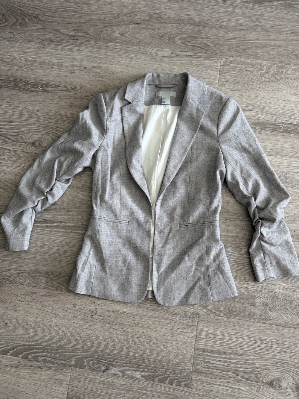 H&M Light Gray Tailored Blazer